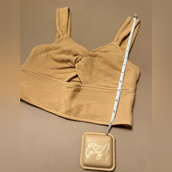 Madewell Knot Front Cropped Tank Top - Picture 5 of 11